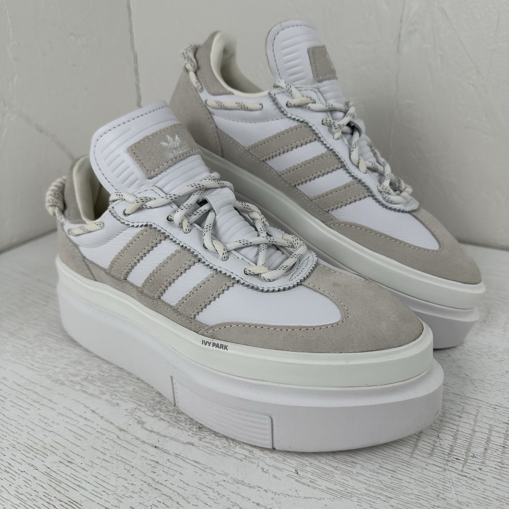 Adidas Ivy Park Super Sleek 72 Icy Park Women's 6 White/Beige Platform Shoes